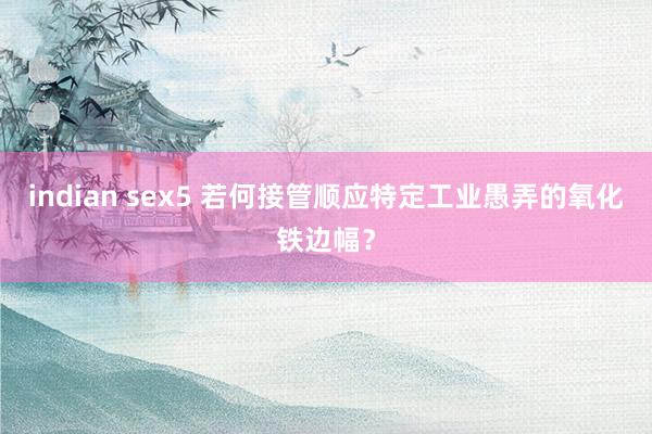 indian sex5 若何接管顺应特定工业愚弄的氧化铁边幅？